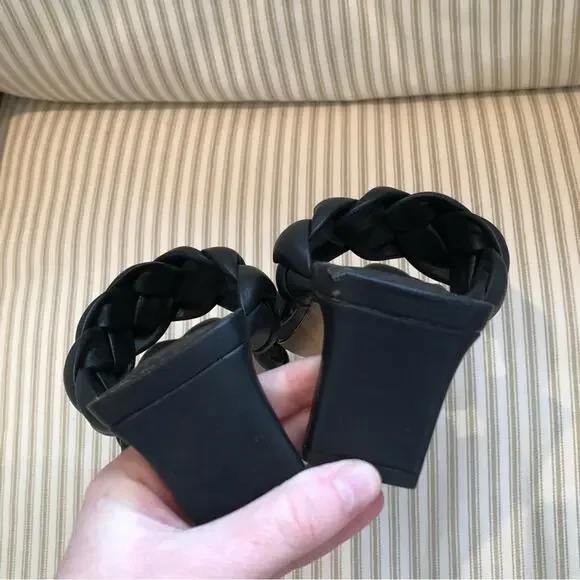 H&M Quilted Faux Leather Sandal Heels - Picture 7 of 10